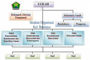 Struktur Organisasi Kelurahan Bumiayu
